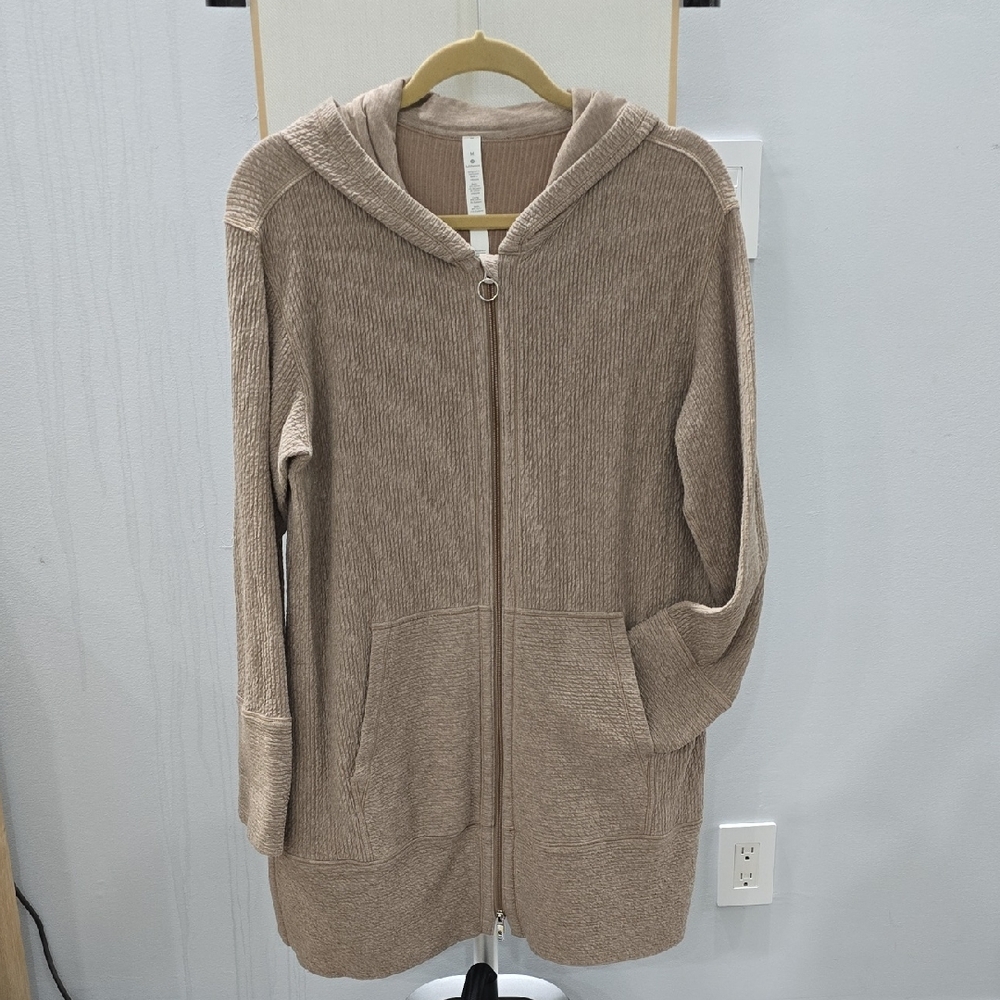 lululemon athletica Tan Hooded Jacket